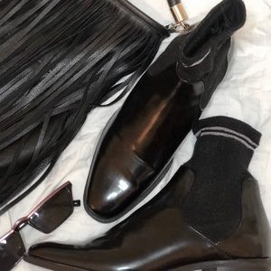 ZARA -  sock style ankle boot
